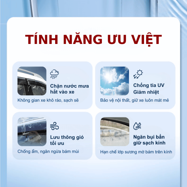 Chất liệu bền bỉ, khả năng che chắn toàn diện