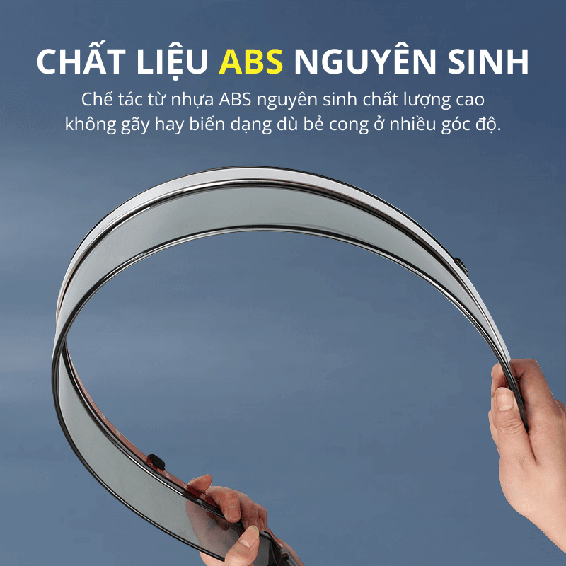 Ưu điểm vượt trội của sản phẩm Vè che mưa ô tô chất liệu nhựa ABS cao cấp