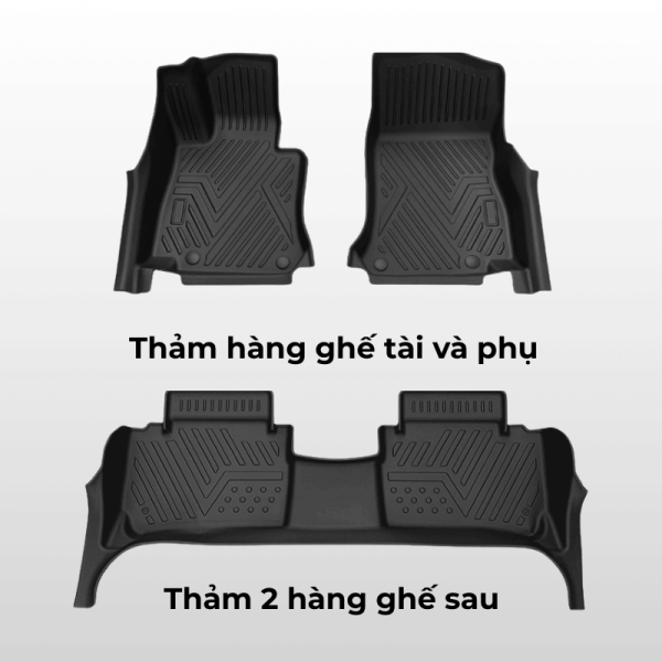Bộ thảm lót sàn ô tô Mercedes Benz S Class chất liệu TPE