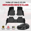 Thảm lót sàn xe ô tô Mercedes Benz S Class chất liệu TPE khuôn đúc nguyên khối tràn viền cao cấp