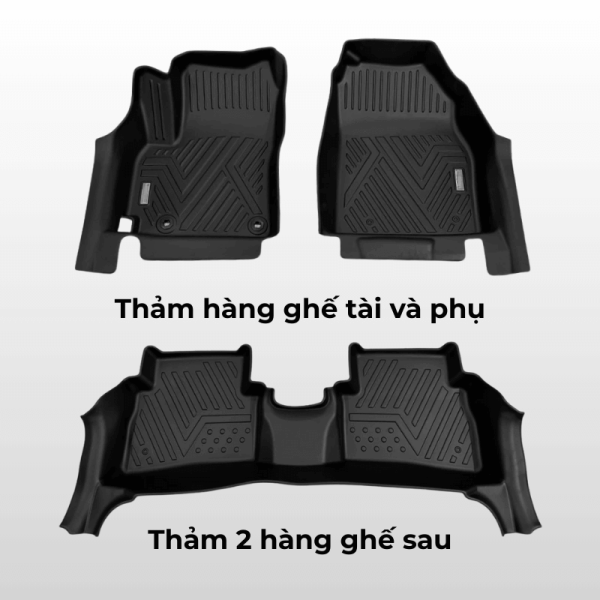 Bộ thảm lót sàn ô tô MG4 EV chất liệu TPE