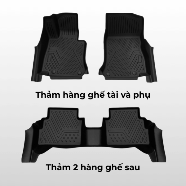 Bộ thảm lót sàn ô tô Range Rover Evoque chất liệu TPE