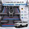 Thảm rối lót sàn ô tô Hyundai SantaFe 2020-2025 cao cấp