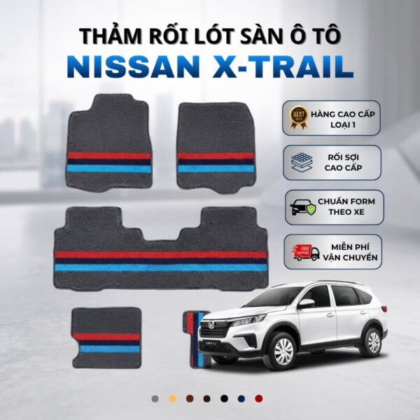 Thảm rối lót sàn ô tô Nissan X-Trail 2021-2025 cao cấp