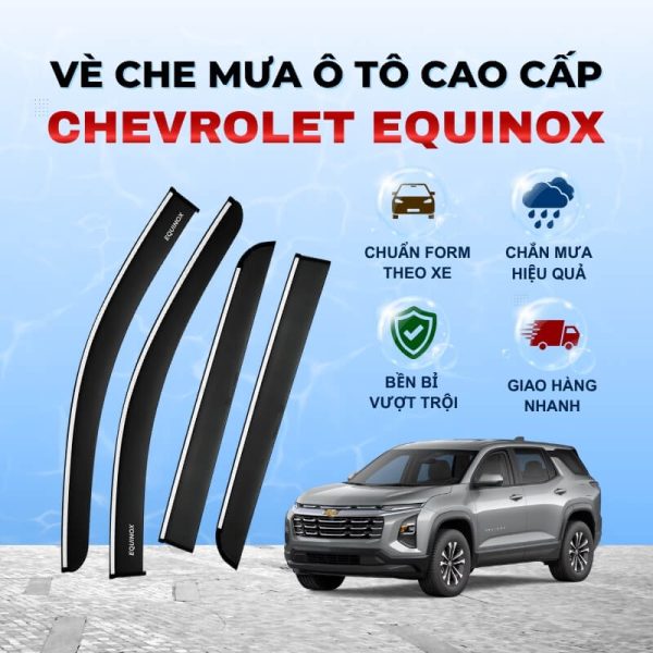 Vè che mưa ô tô Chevrolet Equinox nhựa ABS cao cấp