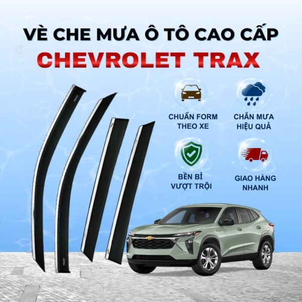 Vè che mưa ô tô Chevrolet Trax nhựa ABS cao cấp