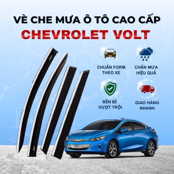 Vè che mưa ô tô Chevrolet Volt nhựa ABS cao cấp