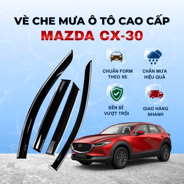 Vè che mưa xe Mazda CX-30 chất liệu ABS cao cấp