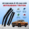 Vè che mưa ô tô Mitsubishi Triton nhựa ABS cao cấp