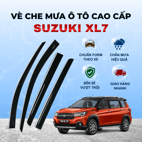 Vè che mưa ô tô Suzuki XL7 nhựa ABS cao cấp