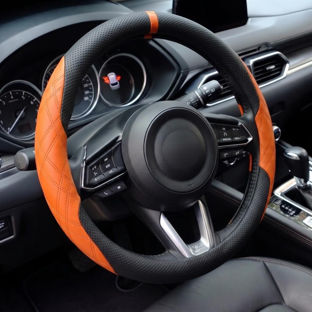 Bọc vô lăng da Nappa kiểu dáng thể thao cao cấp