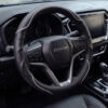 Bọc vô lăng ISUZU chất liệu Da cừu thật vân Carbon cao cấp