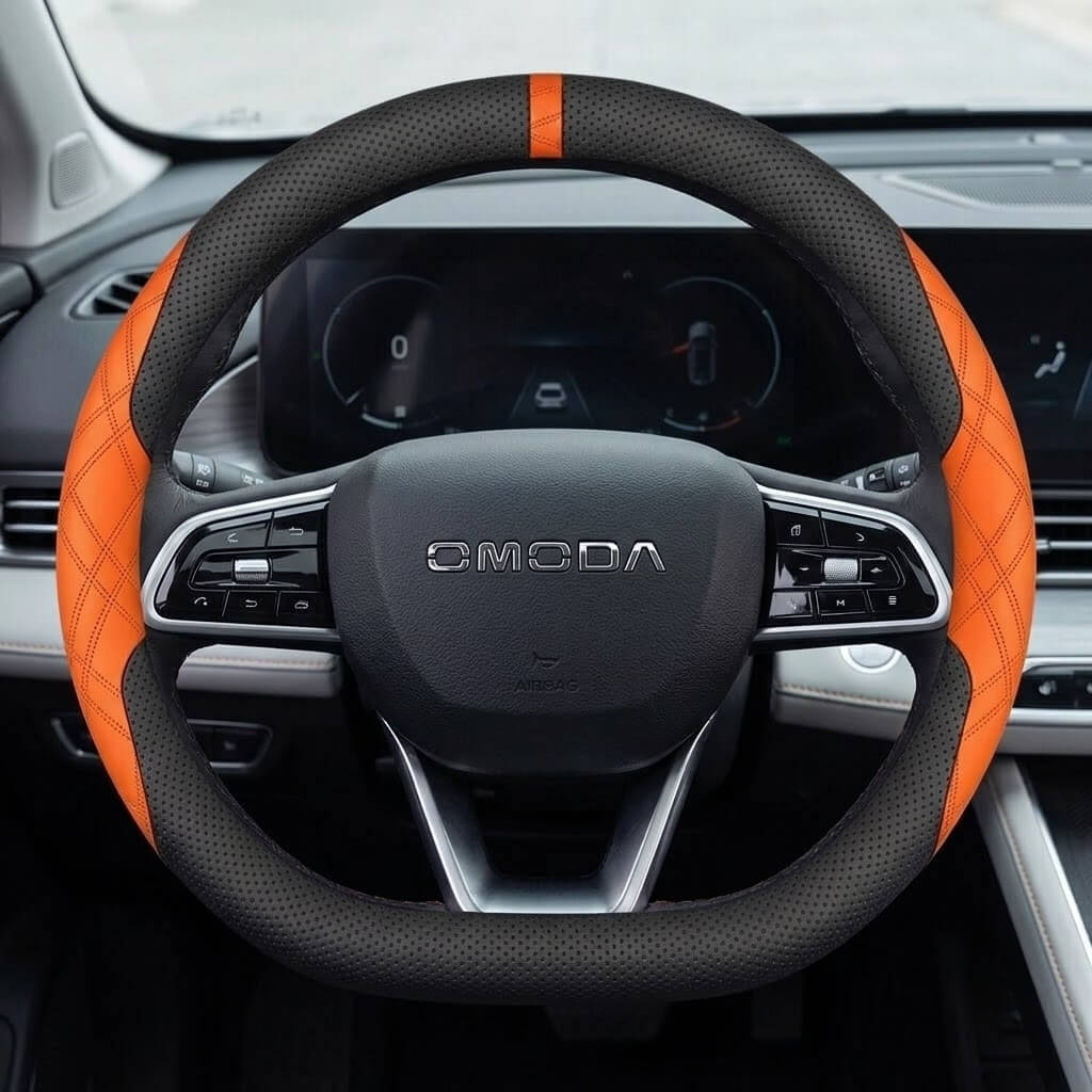 Bọc vô lăng xe Omoda chất liệu da Nappa cao cấp