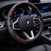 Bọc vô lăng xe BMW Da cừu thật vân Carbon cao cấp