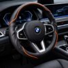 Bọc vô lăng xe BMW Da cừu thật vân Carbon cao cấp
