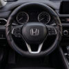 Bọc vô lăng xe Honda chất liệu Da cừu vân Carbon cao cấp