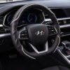 Bọc vô lăng xe Hyundai chất liệu Da cừu sợi Carbon cao cấp