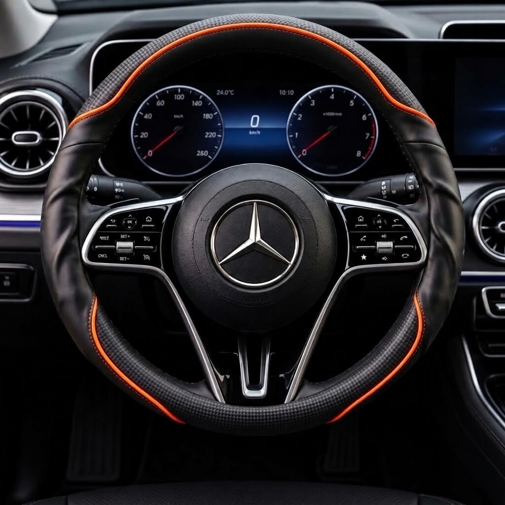 Bọc vô lăng xe Mercedes cao cấp, chất lượng