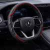 Bọc vô lăng xe Mercedes Da cừu thật vân Carbon cao cấp