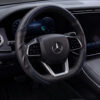 Bọc vô lăng xe Mercedes Da cừu thật vân Carbon cao cấp