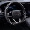 Bọc vô lăng xe Mercedes Da cừu thật vân Carbon cao cấp