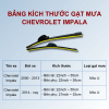 Gạt mưa xe Chevrolet Impala chính hãng siêu sạch siêu êm