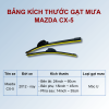 Gạt mưa xe Mazda CX-5 chính hãng siêu sạch siêu êm