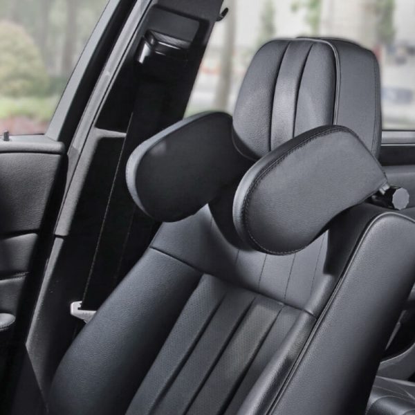 Gối tựa đầu hai bên ô tô cao su non bọc da PVC cao cấp