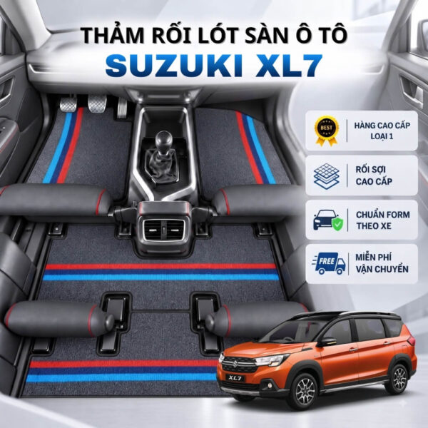 Thảm rối lót sàn ô tô Suzuki XL7 2018-2025 cao cấp