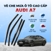 Vè che mưa xe Audi A7 chất liệu ABS cao cấp viền Inox