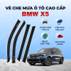 Vè che mưa ô tô BMW X5 chất liệu ABS cao cấp viền Inox