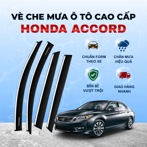 Vè che mưa ô tô Honda Accord nhựa ABS cao cấp