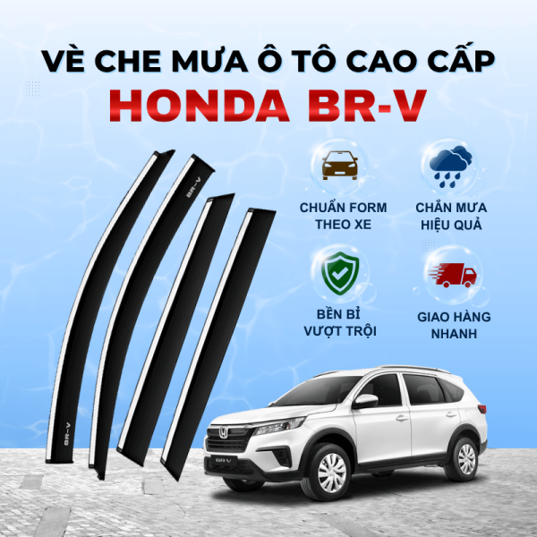 Vè che mưa ô tô Honda BR-V nhựa ABS cao cấp