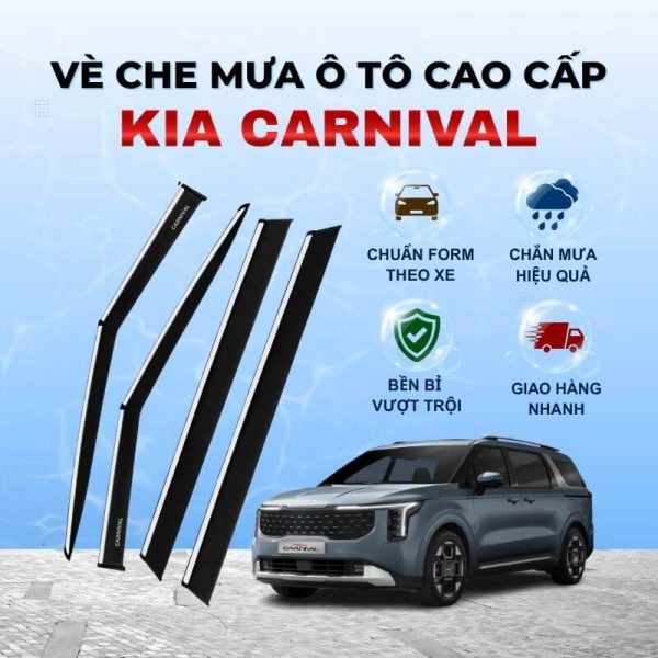 Vè che mưa ô tô KIA Carnival ABS cao cấp