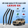 Vè che mưa xe Lexus GX chất liệu ABS cao cấp viền Inox
