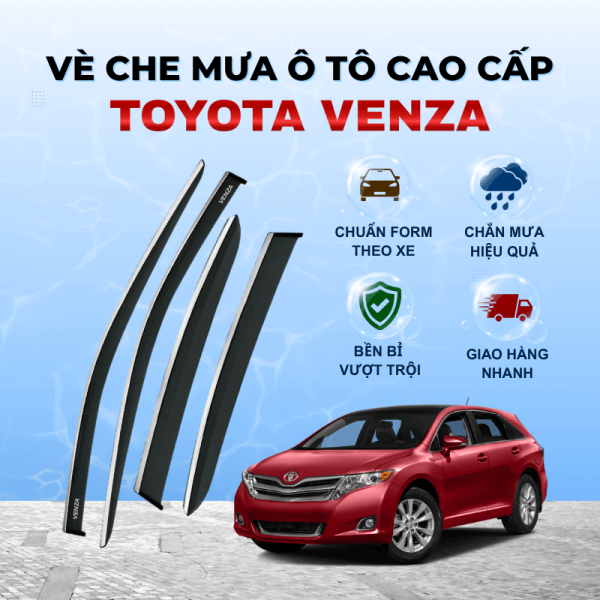 Vè che mưa ô tô Toyota Venza nhựa ABS cao cấp
