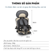 Đệm ghế ngồi ô tô có đai an toàn cho bé đa dụng