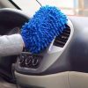 Găng tay rửa ô tô xe máy, bao tay rửa xe san hô sợi microfiber mềm mịn