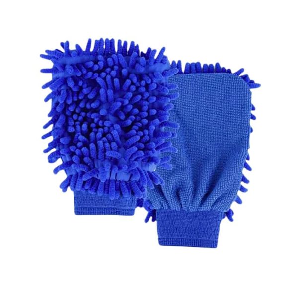 Găng tay rửa ô tô xe máy, bao tay rửa xe san hô sợi microfiber mềm mịn