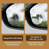 Bộ 2 gương cầu lồi 3R không viền đa cực xoay 360 gắn kính ô tô 3R-057
