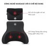Bộ gối tựa đầu, tựa lưng ô tô massage với 6 chế độ rung cao cấp