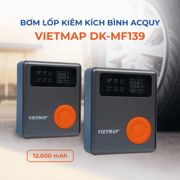 Bơm lốp kiêm kích bình acquy Vietmap DK-MF139