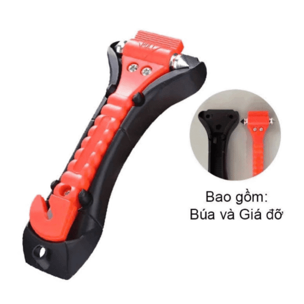 Búa thoát hiểm ô tô đa năng kèm dao cắt