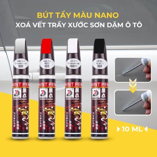 Bút tẩy màu nano xóa vết trầy xước sơn dặm cho ô tô