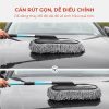 Chổi vệ sinh nội thất ô tô cán rút đầu dẹt đa năng