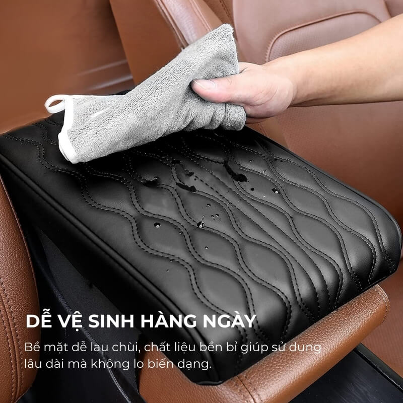 Đệm tỳ tay ô tô cao su non nguyên khối chống mỏi hiệu quả