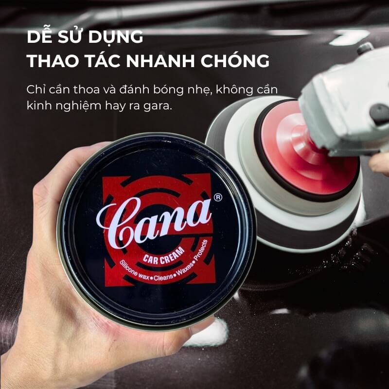 Kem đánh bóng xóa trầy xước sơn ô tô Cana Car Cream