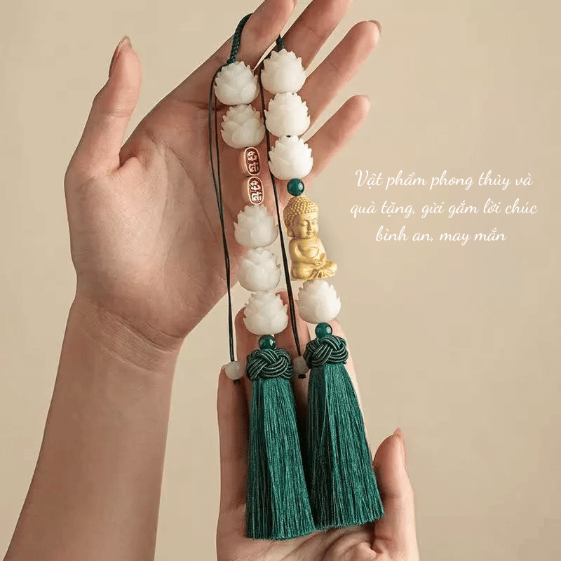 Khánh đôi Phật Thích Ca - Chuỗi Liên hoa hộ hành an tâm