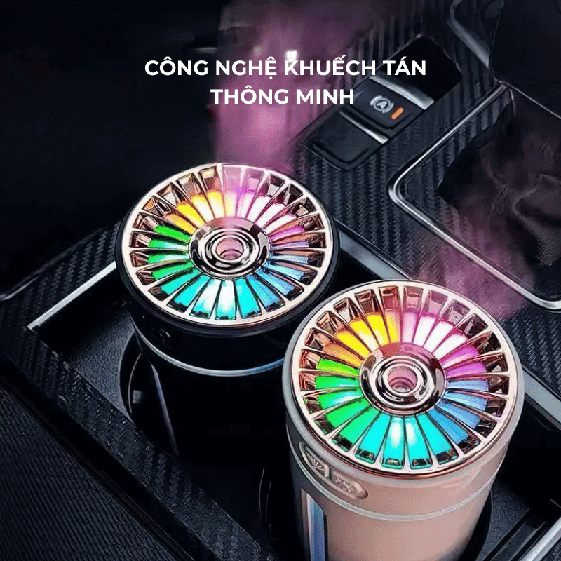 Máy khMáy khuếch tán tinh dầu ô tô Aroma cao cấpuếch tán tinh dầu ô tô Aroma cao cấp