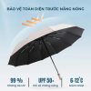 Ô che mưa gấp gọn tự động 12 nan kép